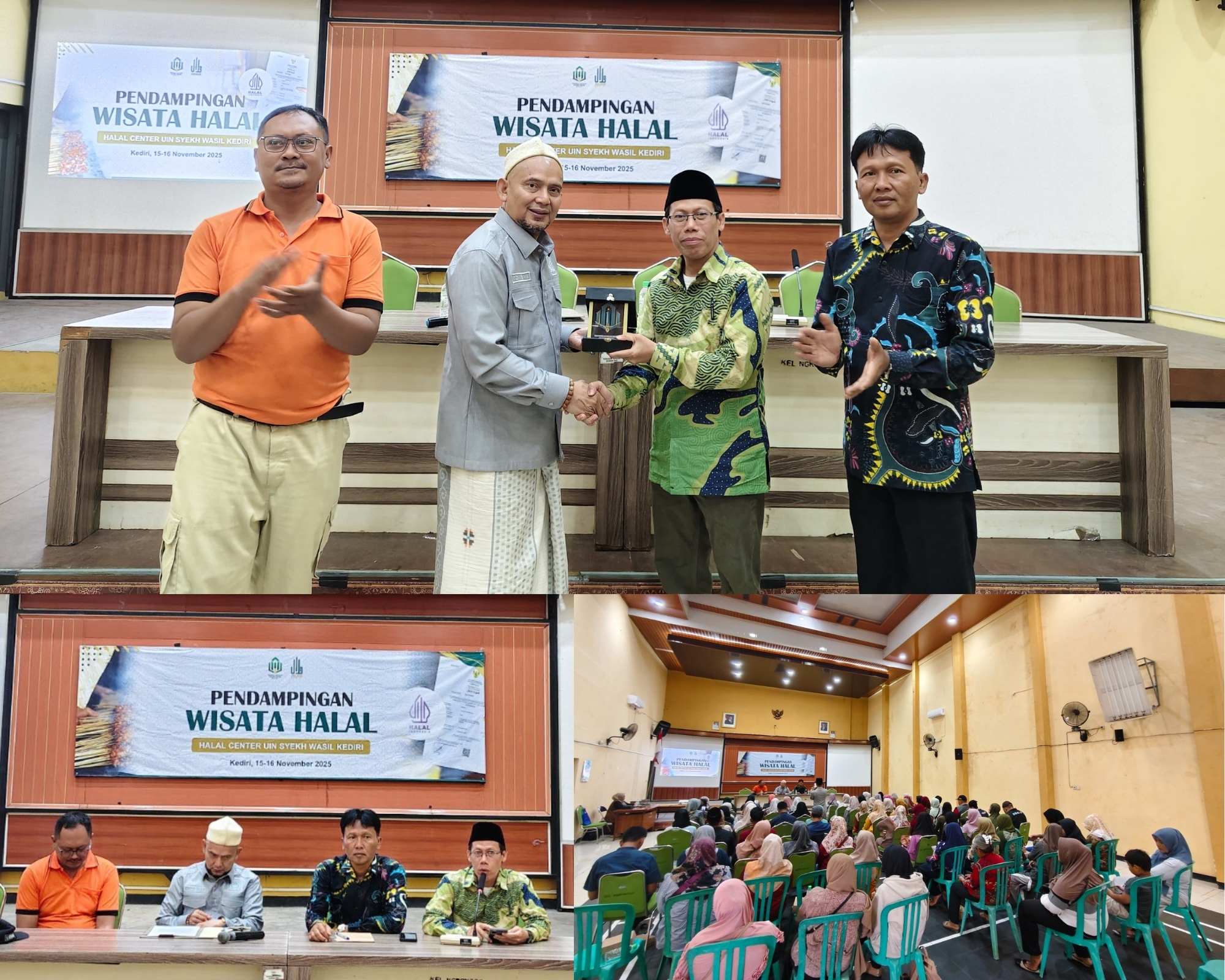 Halal Center UIN Syekh Wasil Kediri Gelar Pendampingan Wisata Kuliner Halal Di Ngronggo Kota Kediri, Gus An’im Beri Ijazah Agar Usaha Berkah