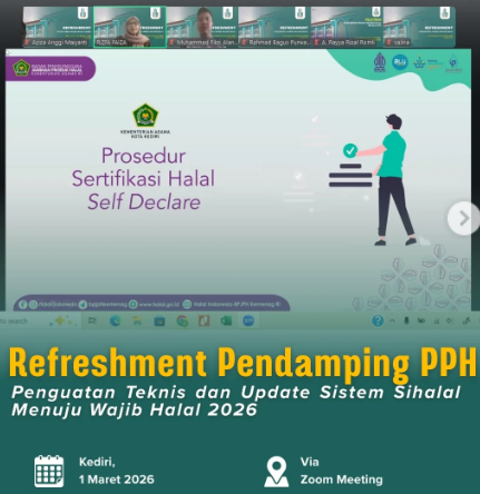 Refreshment Pendamping PPH - Penguatan Teknis dan Update Sistem Sihalal Menuju Wajib Halal 2026